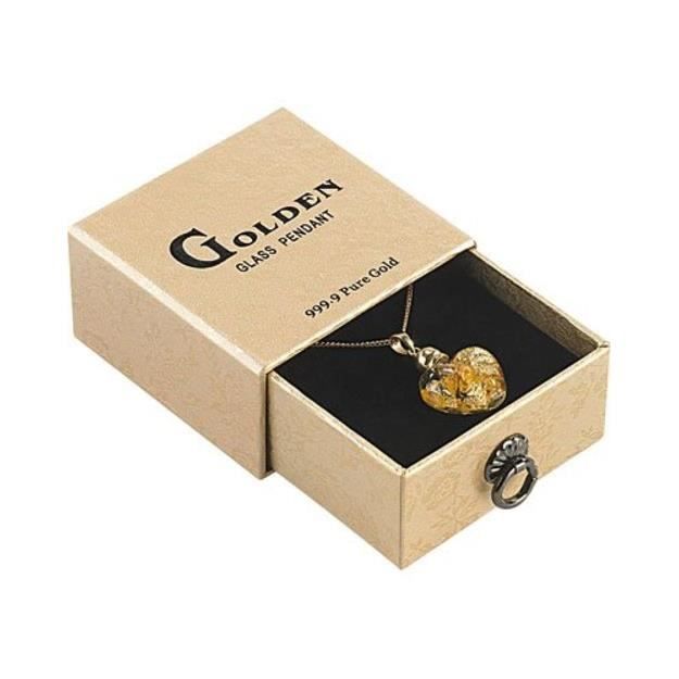 Collier 'Clé De Mon Cœur' En Acier Inoxydable Doré - Cadeau Chic Pour Femme