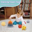 Cube D'Activités Montessori 6 En 1 LZDMY - Jouet Sensoriel Bébé Dès 6 Mois