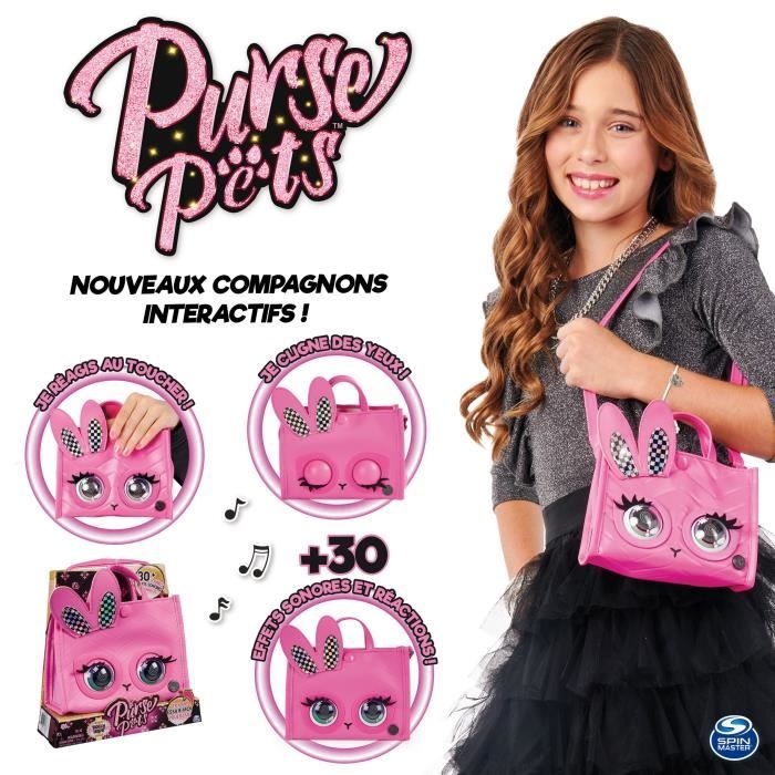 PURSE PETS PRINT PERFECT - KOALA - COMPAGNON INTERACTIF FORMAT SAC A MAIN