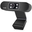 PORT Connect - Webcam USB - couleur (Jour et nuit) - 2 MP - 1920 x 1080 - 1080p - Audio - H.264, MPEG-0