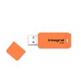 Integral clé USB Neon 64Go Orange-0