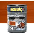 Lasure pour bois protection extrême 12 ans teck 5L Bondex-0