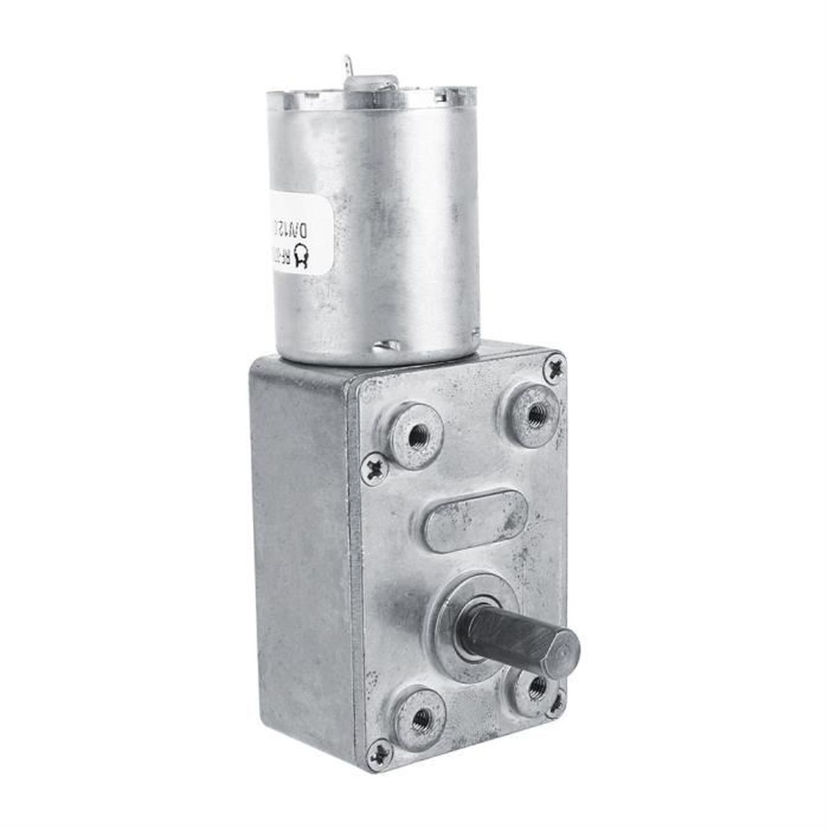 Moteur à Engrenages 12V 30 RPM - Couple Élevé - Moteur Réducteur Métal - Pour Projects DIY