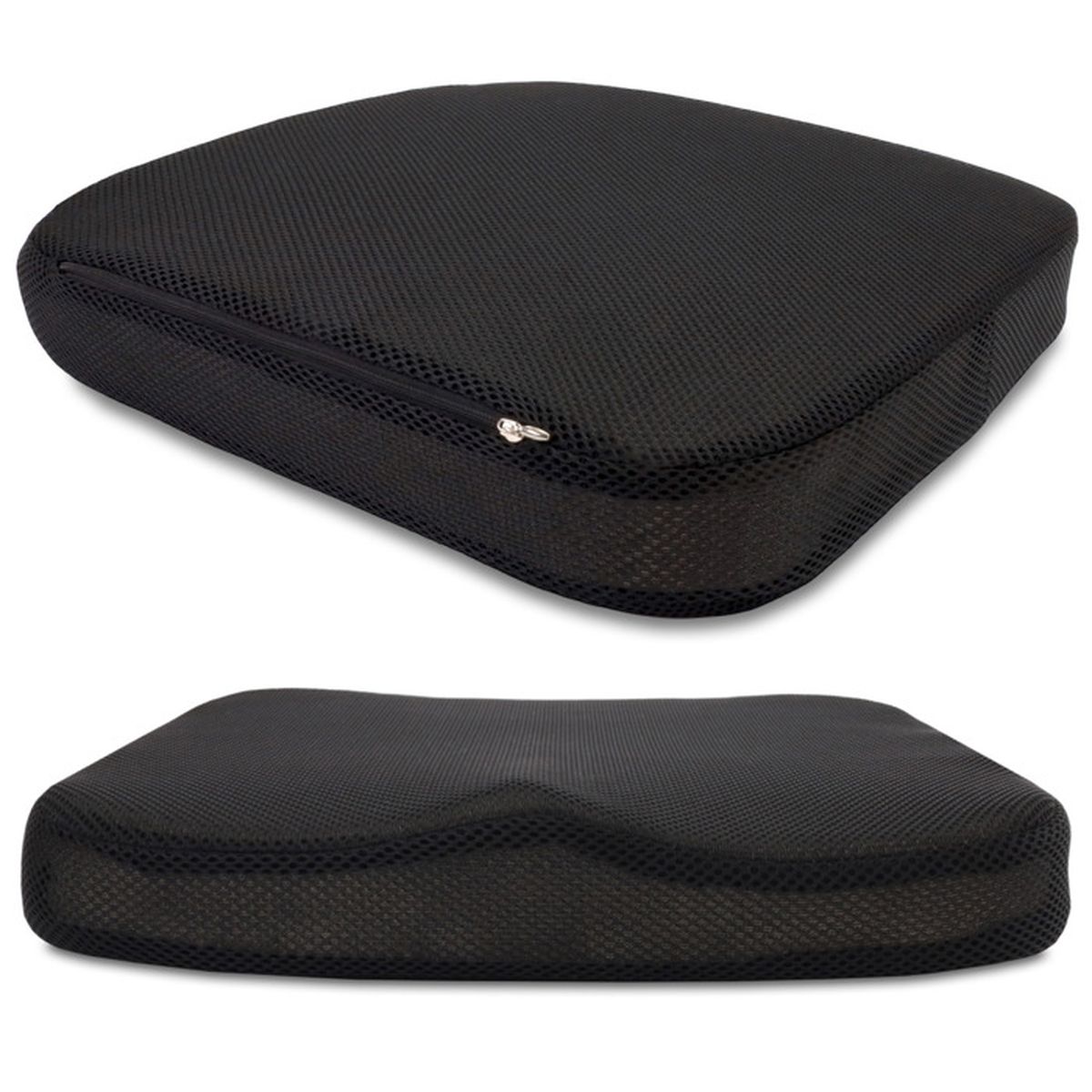 Coussin Rehausseur De Siège Voiture – 36x41 Cm – Surélévation 4/6/8 Cm – Respirant Et Antidérapant