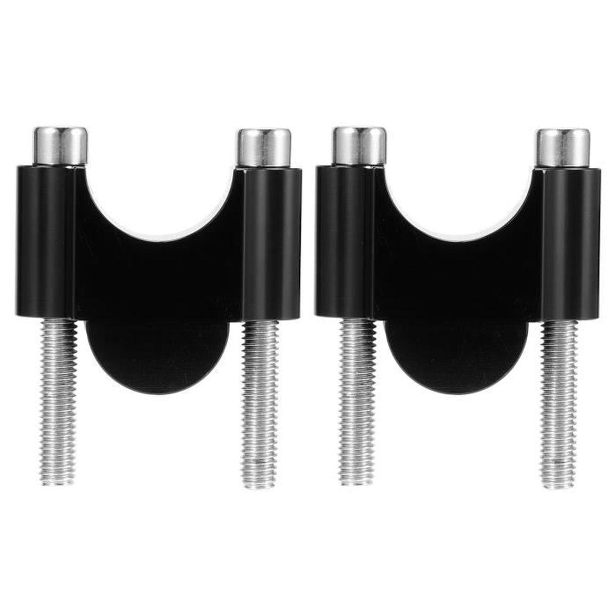 Paire De Rehausseurs De Guidon Moto - 28 Mm, Alliage Aluminium, Pour Motocross Et Routière
