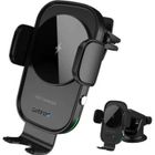 Chargeur de voiture - OEMG - Portable - Qi 15W - Détection automatique sans fil - Clip Air Vent - Clip Car Phone Holder