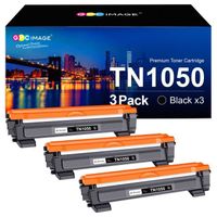 TN1050 Cartouches de Toners GPC IMAGE 3 Pack Compatible pour TN1050 pour HL-1110 DCP-1510 DCP-1610W MFC-1910W HL-1112