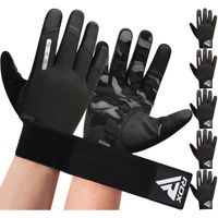 Gants d'haltérophilie RDX à doigts complets pour Crosstrainning - Noir