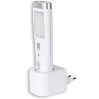 TD® Lampe de poche à induction de secours rechargeable veilleuse lampe de poche veilleuse lumière de secours à induction