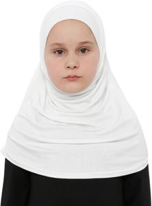 ECHARPE - FOULARD Hijab Musulmane Pour Enfant, Turban Bebe Fille, Bonnet Foulard Femme Pour Priere, Vetement Musulman En Viscose Pour Abaya Le[h720]