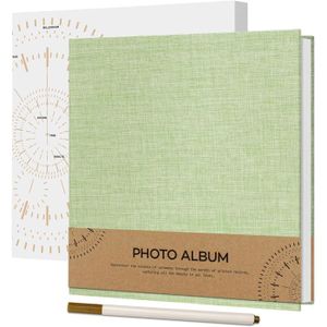 Album Photo Adhésif Réutilisable QWORK - 140 Photos 10x15 Cm, 40 Pages, Couverture Lin - Livre Photo DIY - 13