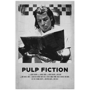AFFICHE - POSTER Pulp Fiction Affiche Rétro Classique Du Film 4 Sur