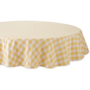 NAPPE DE TABLE Checkered Tabletop Collection Nappe Ronde 100% Cot