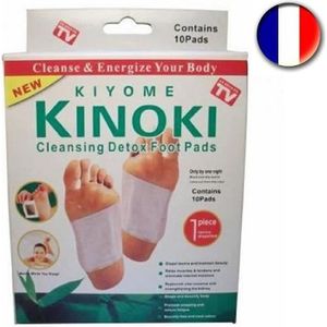 SOIN MAINS ET PIEDS Kiyome Kinoki - Patch Détox Plantaire Pieds - Foot Patch Anti Toxine