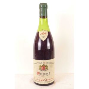 VIN ROUGE mercurey levert frères (b2) rouge 1966 - bourgogne