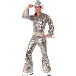 DÉGUISEMENT - PANOPLIE DÉGUISEMENT DISCO ARGENT HOMME L
