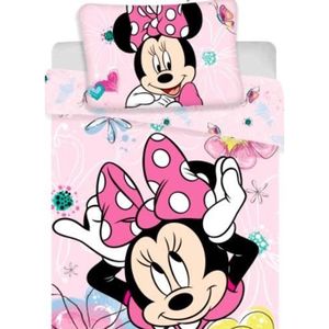 HOUSSE DE COUETTE SEULE Housse de couette Minnie baby 100x135+40x60cm