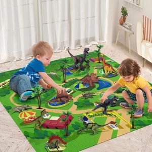 TAPIS DE JEU - TUNNEL Tapis de jeu pour enfants Modèle de dinosaure Cade