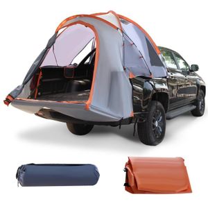 TENTE DE CAMPING COSTWAY Tente Camping Portable pour Camionnette 265 cm x 178 cm 2 Personnes Housse Amovible Porte avec Fermeture Éclair pour Camping