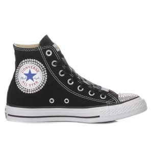 converse montant noir femme