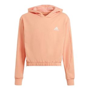 SWEATSHIRT Sweat capuche Fille Adidas Cover Up - Rose - Manches longues - Bas élastiqué