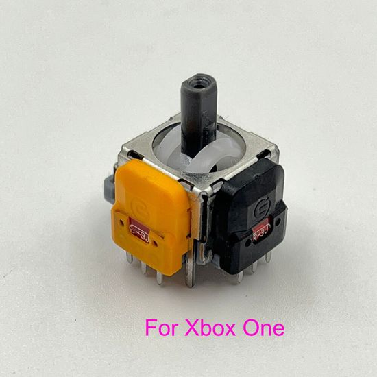 Joysticks Rechange Pour PS4 - Capteur Hall Effet 3D - Lot De 2 Jaune - Pour PS4 Slim Et Pro