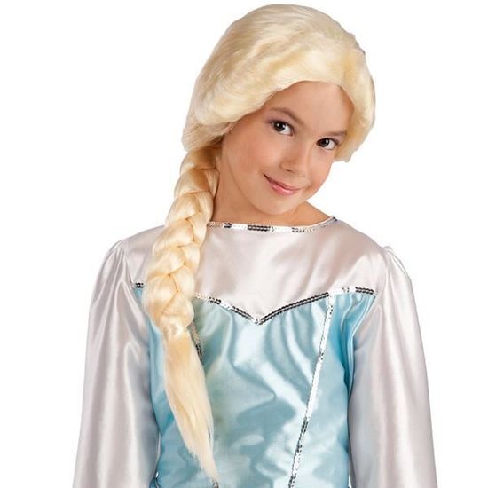 reine des neiges perruque