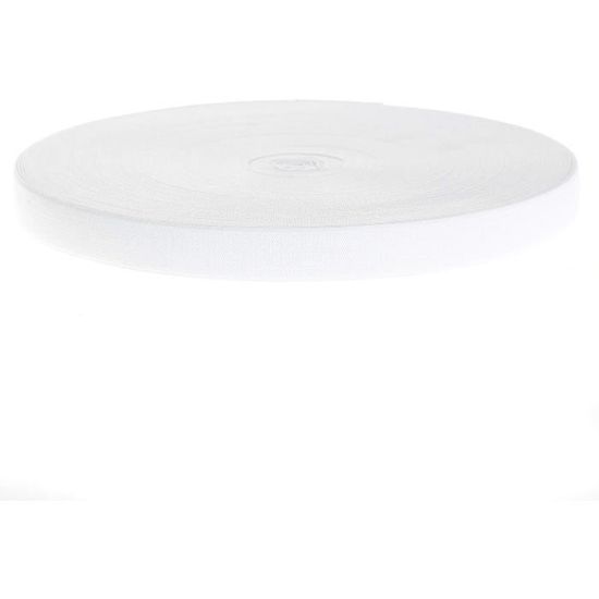Élastique Plat TUKA 25mm X 40m - Bande Coudre Blanc Pour Vêtements DIY