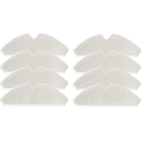 8 Pcs Mop Rags Robot Aspirateur Pour Honiture Q6 Robot Aspirateur