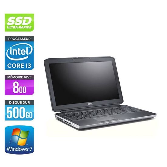 Pc portable déclassé reconditionné Dell Latitude E5530 - i5 - 8Go