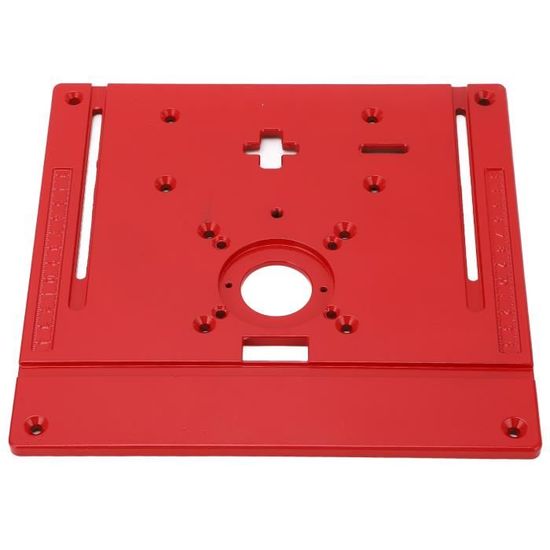 Plaque En Aluminium D'insertion De Table De Routeur Pour Des Bancs De