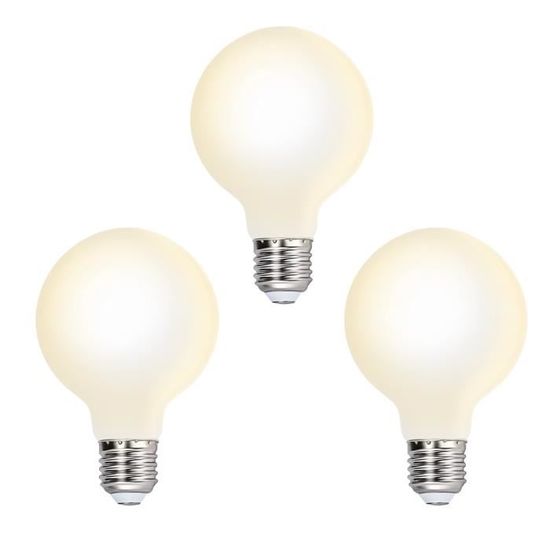 Ampoule Globe E27 Dimmable - 25W/40W/60W/100W - Blanc Chaud - Style Rétro Classique