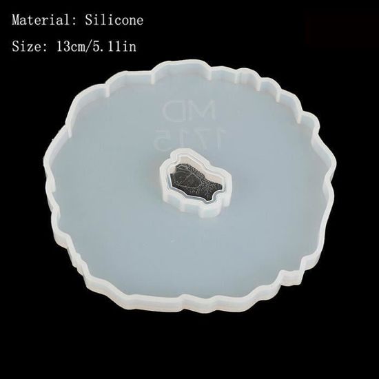 Outil De Bijou - Limics24 - Moules Résine Époxy Grand Moule À Plateau Verre Forme Vague Silicone