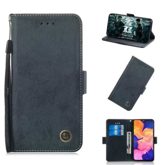 Housse étui Luxe Universel En Cuir Noir - Orientation Horizontale - Compatible HTC G1 Dream