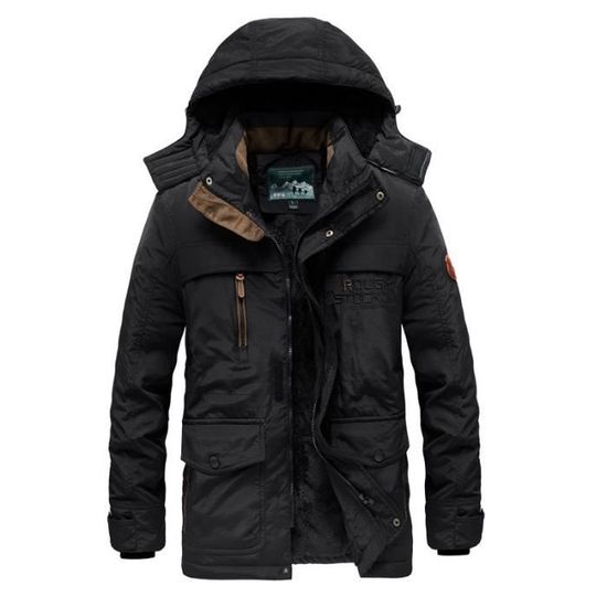 Veste polaire épaisse Helikon Patriot - Manteau d'hiver chaud à capuche