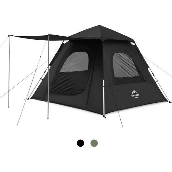 Tente Familiale Pop-up Automatique Naturehike Village 6.0/13.0/17.0 M² – Pour 4-6 Personnes, Tunnel, Grande – Camping Voyage En Voiture