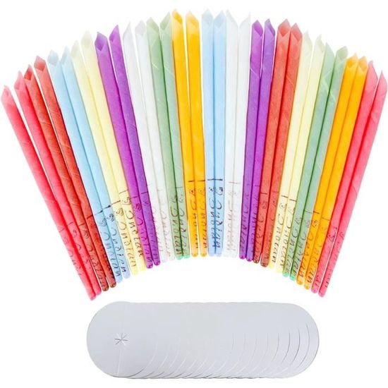 Bougies D'oreille, 24pcs Bougie En Cire Auriculaire Cônes De