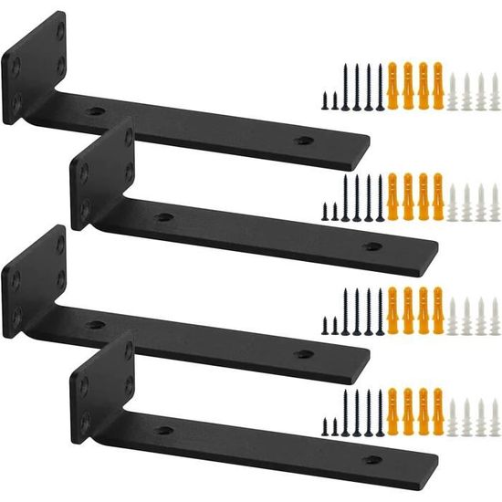 FYting Equerre Etagere Murale,4 Pièces Equerre Charge Lourde