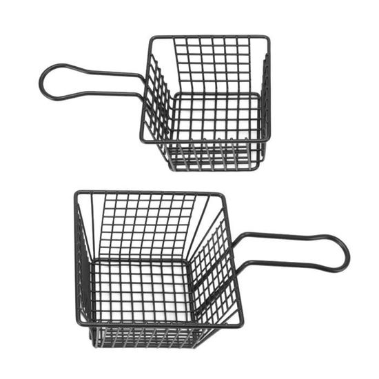 Passoire à Friture Carrée En Acier Inoxydable - Cuillère Écumoire Robuste Pour Cuisine