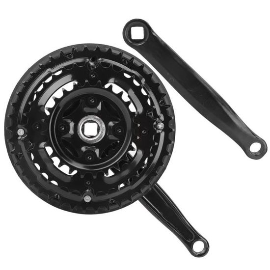 Pédalier Pour Vélo BMX/VTT/Route - Boîtier En Alliage D'Aluminium Noir - Compatible 68-73 Mm - Axe 24mm
