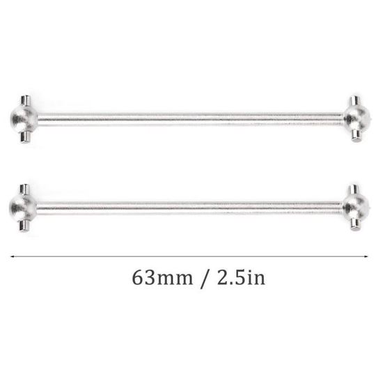 Arbre De Transmission Central En Alliage De Zinc Pour Voiture RC WLtoys 144001 1/14 - Pièce De Mise à Niveau #211 - 9