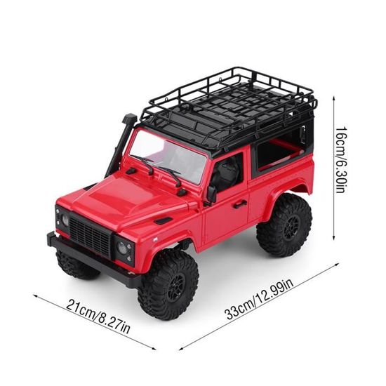 Tank RC JJRC C8812 – Char à Chenilles Tout-terrain, LED, échelle 1/12, Neuf