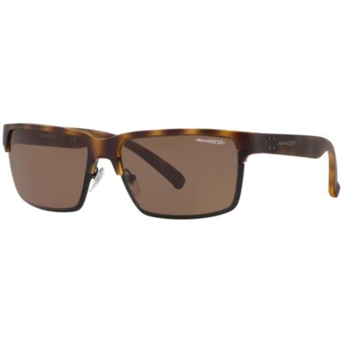 SUNGLASSES - POLARIZED FASHION SUN GLASSES ARNETTE BROWN MAN AN4250-215273