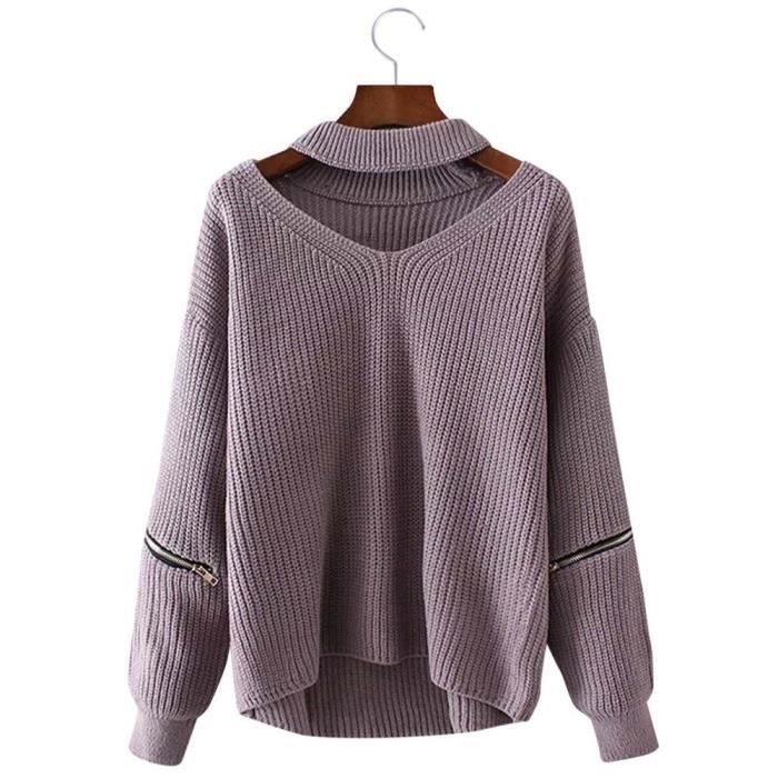 Taille unique pull femme