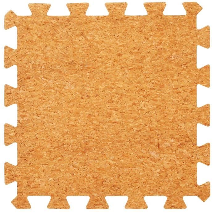 Tapis en mousse assemblables en liège - parfait pour la protection des sols, le garage, l'exercice, le yoga, la salle de jeux. Mo