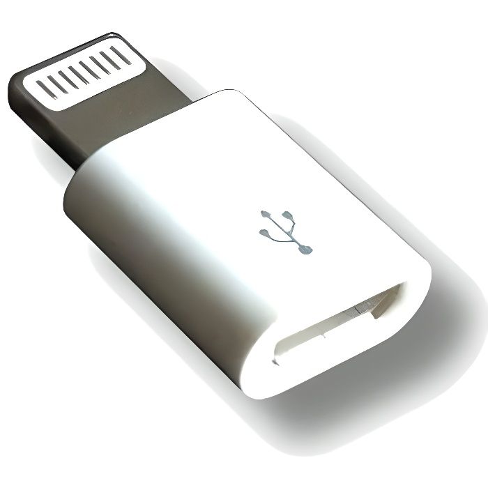 Adaptateur Lightning mâle Iphone / Micro USB femelle