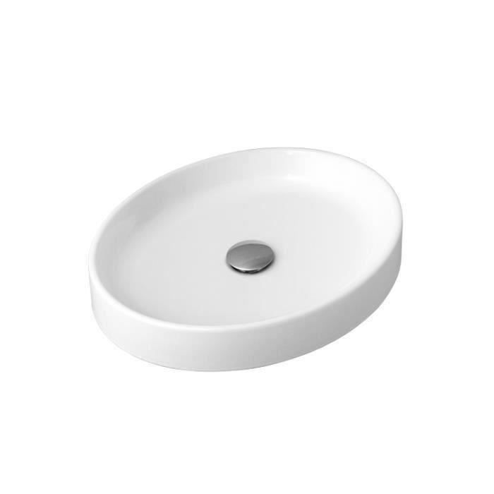 Vasque Perle Blanc Timbre D'Office