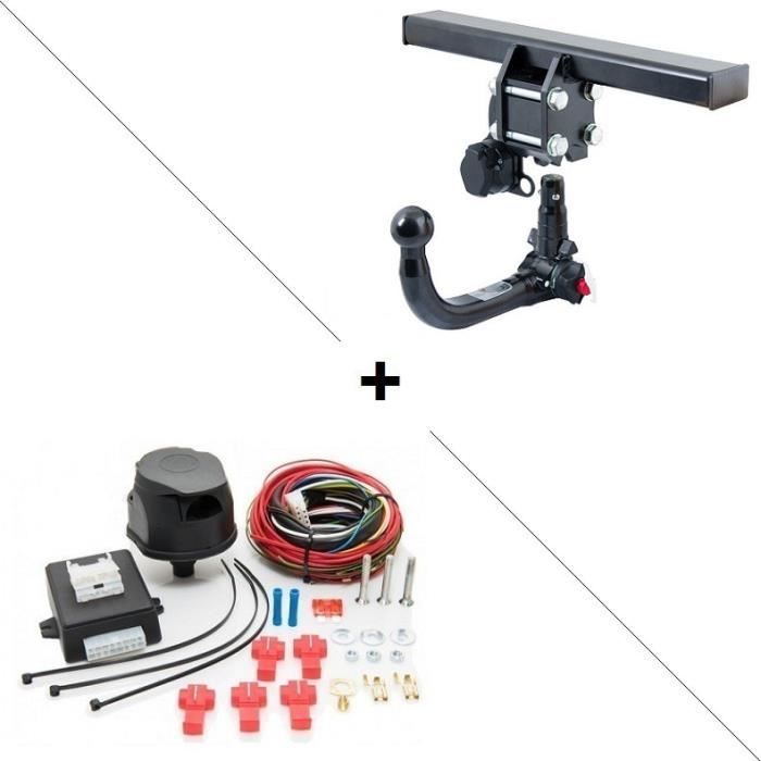 Attelage Volkswagen Golf 7 (10/12-) RDSOV + faisceau universel 7 broches + boitier électronique
