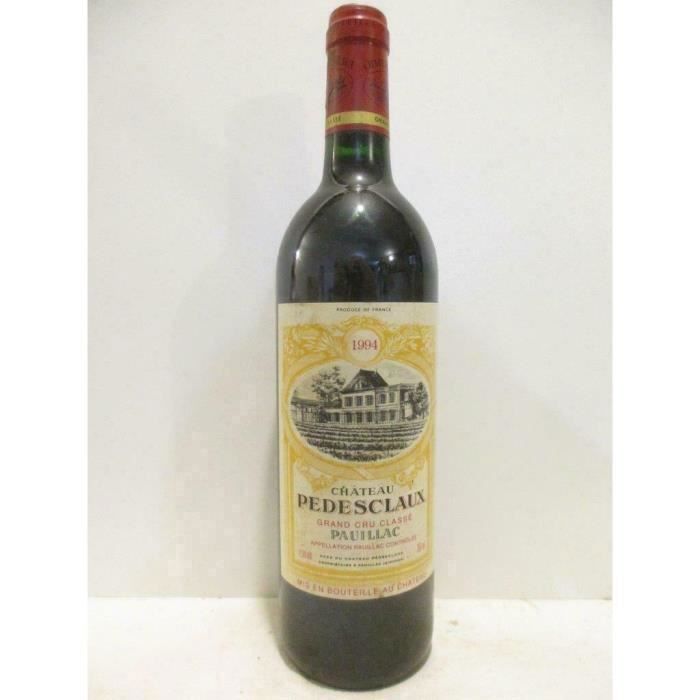 pauillac château pédesclaux grand cru classé rouge 1994 - bordeaux