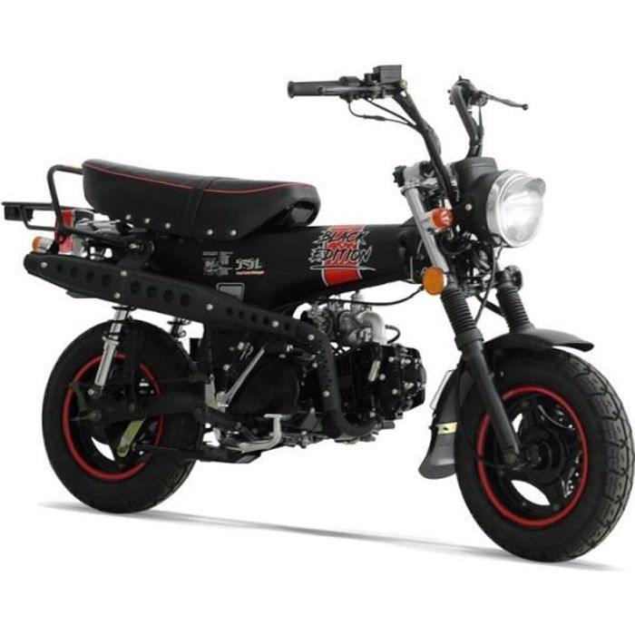 Moto DAX 50 - Black Edition - Noir Mat - dark - avec montage et mise en route Dark